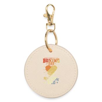 Papa boxeur - Porte-clés rond - huître - Devant