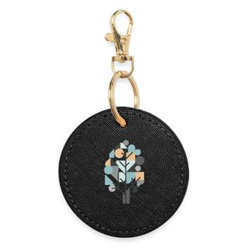 Tree - Round Keyring - black - Front