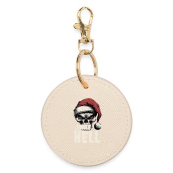 Heavy Metal Punk Xmas - Runder Schlüsselanhänger - Auster - Vorne