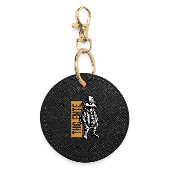 Duckin High – Urban Duck Art THC Ente - Porte-clés rond - noir - Devant