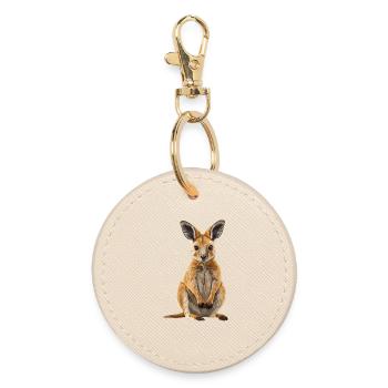 Wallabys Wallaby - Runder Schlüsselanhänger - Auster - Vorne