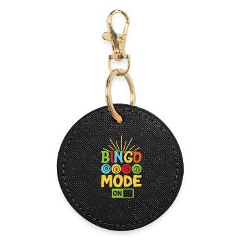 Mode de jeu de bingo sur Bingo - Porte-clés rond - noir - Devant