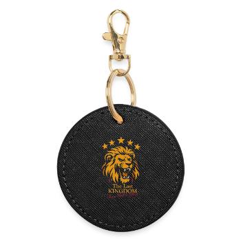 Le Lion du Dernier Royaume de l’Enfer à la Gloire - Porte-clés rond - noir - Devant
