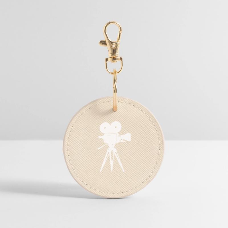 Caméra à pellicule Caméra Porte-clés rond