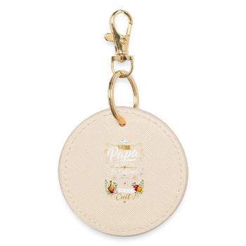 Humour Si Papa peut pas le cuisiner on est cuit ! - Porte-clés rond - huître - Devant