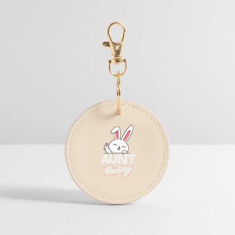 Happy Easter Sweet Easter Bunny Egg Hunt Easter Eggs Round Keyring