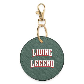 Living Legend - Round Keyring - evergreen - Front