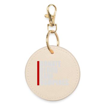 Donate Blood Donate Blood Save Vampires Halloween - Round Keyring - oyster - Front