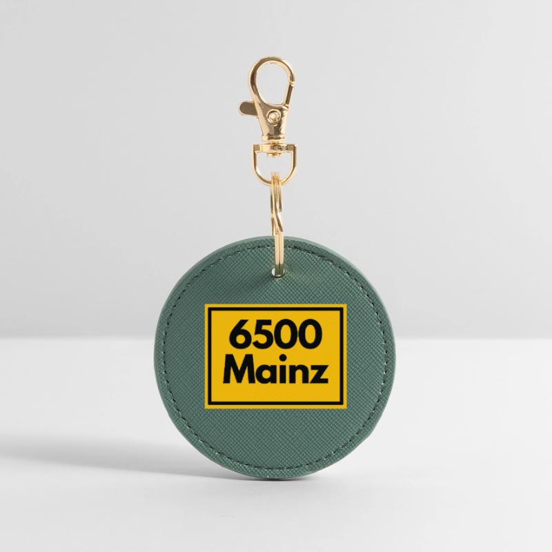 OLD POSTCODE POSTCODE RETRO 6500 MAINZ MEEENZ Round Keyring
