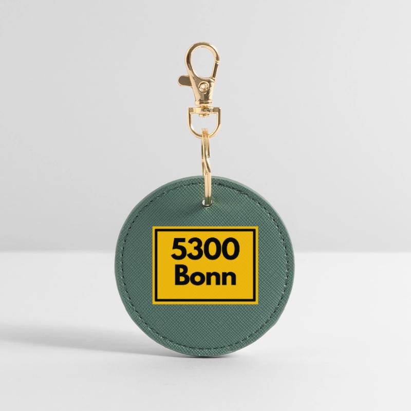 OLD POSTCODE POSTCODE RETRO 5300 BONN - RHEIN SIEG Round Keyring