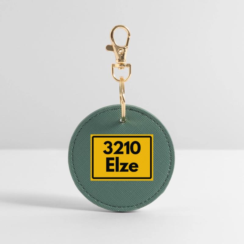 OLD POSTCODE ZIP CODE RETRO 3210 ELZE LEINEKLOSTER Round Keyring