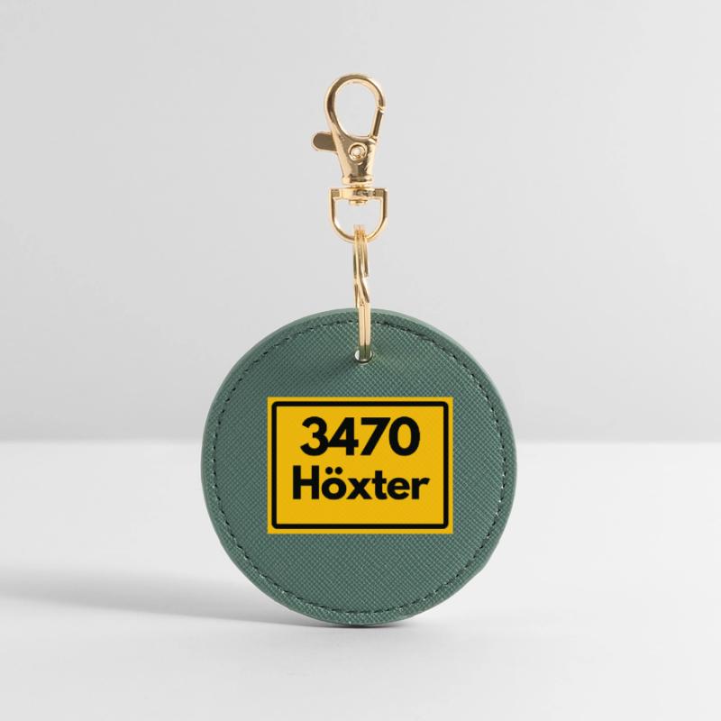 OLD POSTCODE POSTCODE RETRO 3470 HÖXTER WESERHOCH Round Keyring