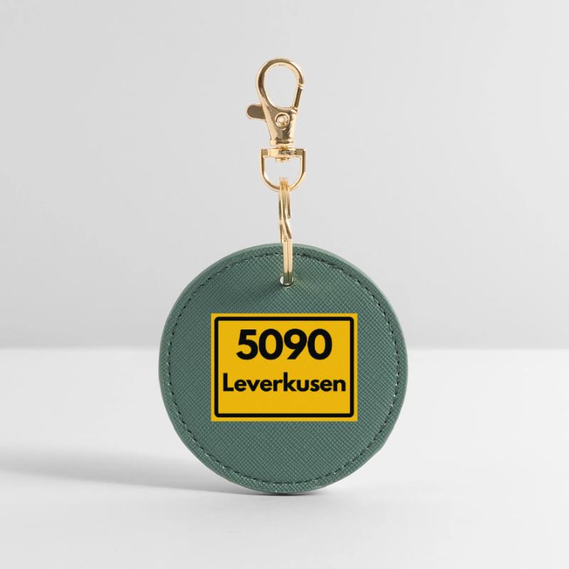 OLD POSTCODE POSTCODE RETRO 5090 LEVERKUSEN Round Keyring