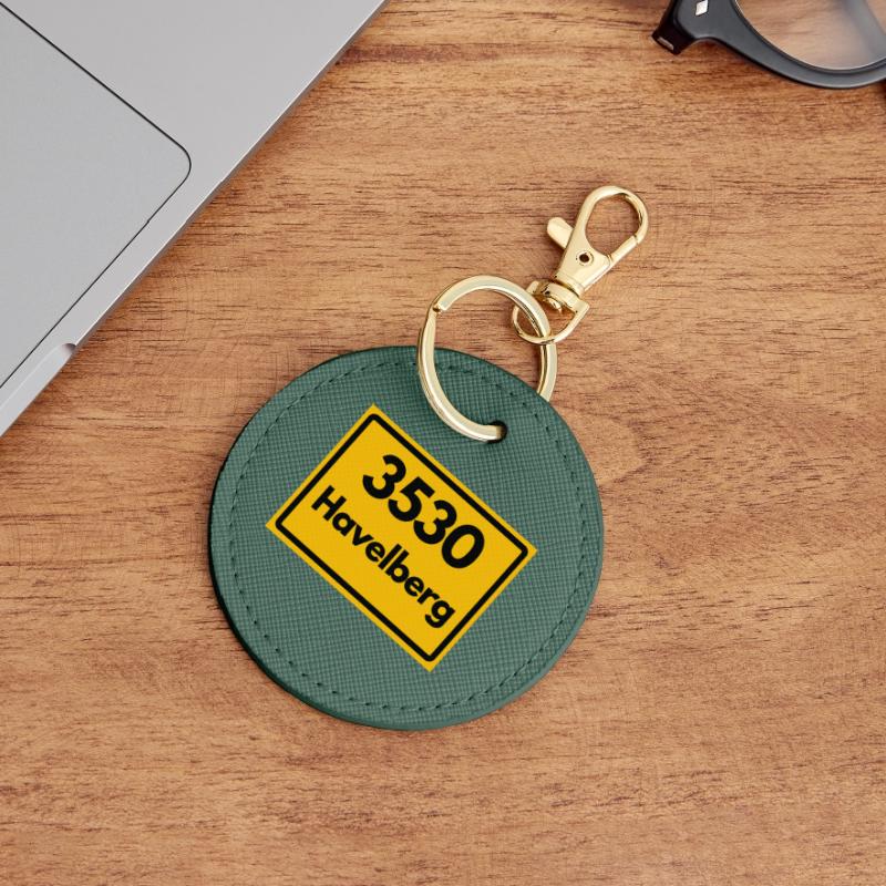 OLD POSTCODE POSTCODE 3530 HAVELBERG HEIMATSTOLZ Round Keyring