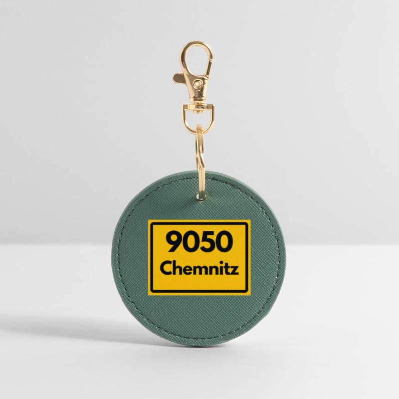 9050 CODE POSTAL SAXE CHEMNITZ ANCIEN CODE POSTAL ÉTAT FÉDÉRAL Porte-clés rond