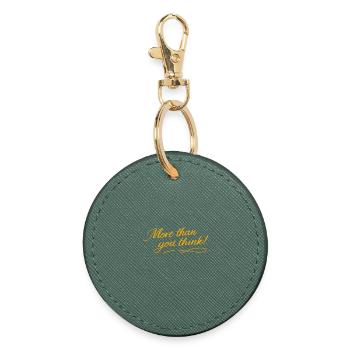 Plus que tu ne le penses ! - Porte-clés rond - vert sapin - Devant