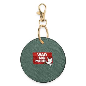 War No More – Sticker Peace & Humanity - Round Keyring - evergreen - Front