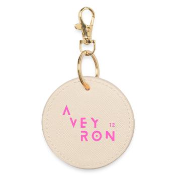 Aveyron 12 T-Shirt Humorgeschenk - Runder Schlüsselanhänger - Auster - Vorne