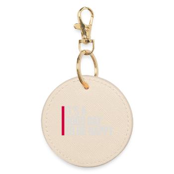 Bonjour sois heureux Motivation positive Dire bonheur - Porte-clés rond - huître - Devant