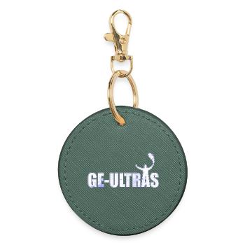 Gelsenkirchen Ultras GE Idée cadeau - Porte-clés rond - vert sapin - Devant