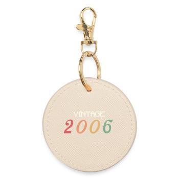 T-Shirt 20 Ans 2006 Grunge Distressed - Porte-clés rond - huître - Devant