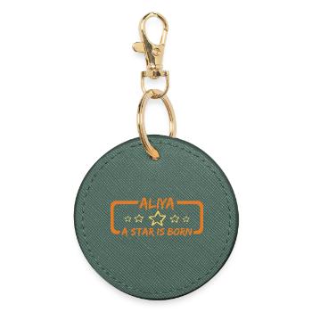 Aliya Aliya - Runder Schlüsselanhänger - Fichte - Vorne