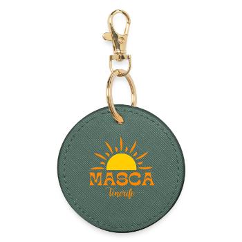 MASCA Tenerife Sunrise  - Round Keyring - evergreen - Front
