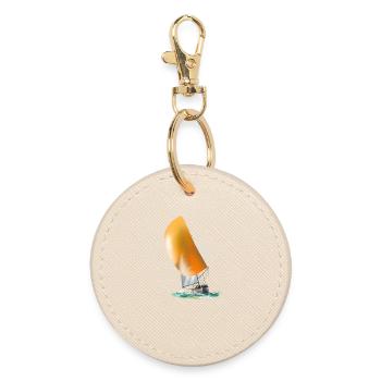 bateau à voile - Porte-clés rond - huître - Devant