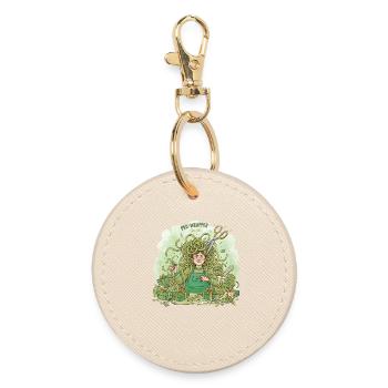 Master of Packaging Ribbons - Round Keyring - oyster - Front