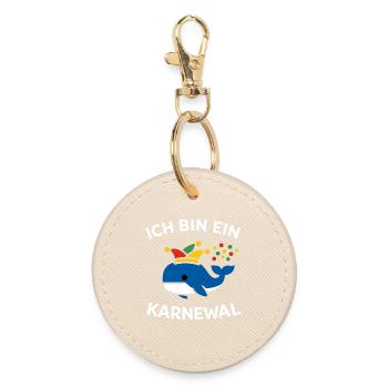 Karnewal Jecke Carnaval : Cadeau de jeux de mots drôles - Porte-clés rond - huître - Devant