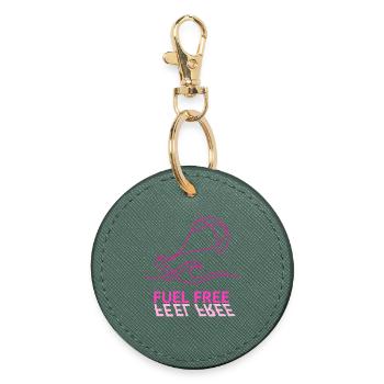 Kite Fuel Free, Feel Free Shirt, Hoodie, Cap, Mug - Runder Schlüsselanhänger - Fichte - Vorne