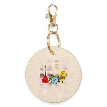 Musical instruments - Round Keyring - oyster - Front