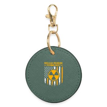 X-ray technician - Round Keyring - evergreen - Front