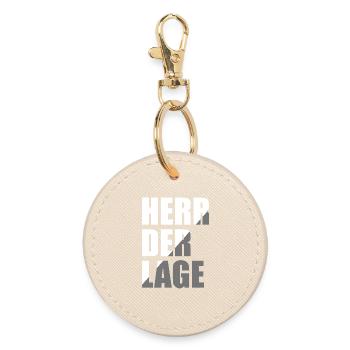 Master of the situation - Round Keyring - oyster - Front
