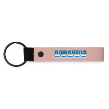 AQUAKIDS - Porte-clés en PU mat - rose - Devant