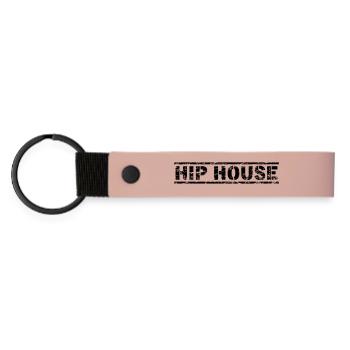 Hip House - Matte Pu Keyring - pink - Front