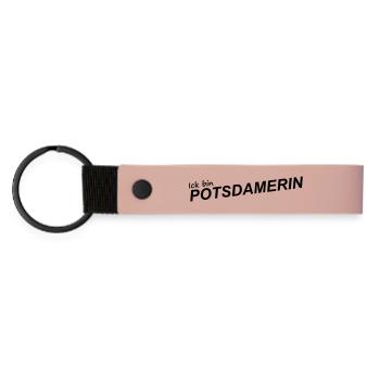 I'M FROM POTSDAM - Matte Pu Keyring - pink - Front