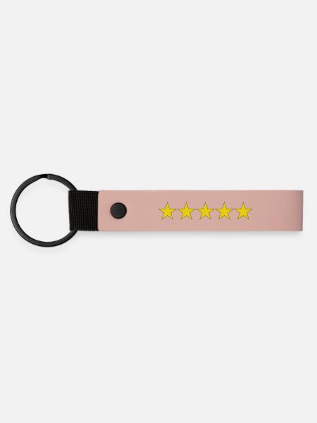 Chase Stars/Wanted-Level - Matte PU Schlüsselanhänger - Rosa