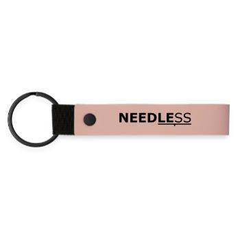 2025-12 - Matte Pu Keyring - pink - Front