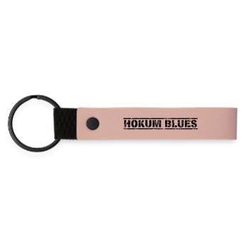 Hokum Blues - Matte PU Schlüsselanhänger - Rosa - Vorne