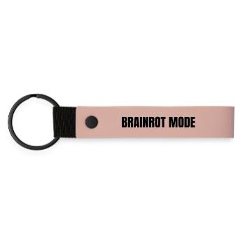 Verwechslung - Matte PU Schlüsselanhänger - Rosa - Vorne