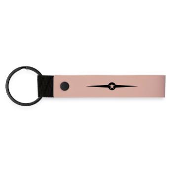 Star Line - Matte Pu Keyring - pink - Front