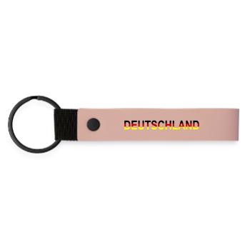 Germany Design - Matte Pu Keyring - pink - Front