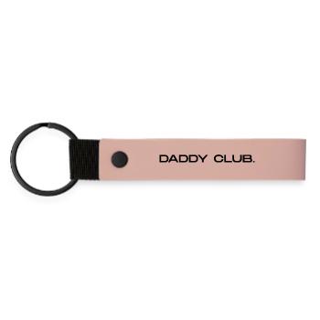 Daddy Club - Father's Day - Matte Pu Keyring - pink - Front