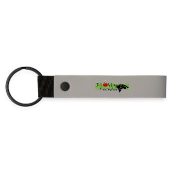Eifach Thurgau - Matte Pu Keyring - light grey - Front