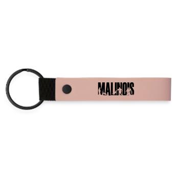 IPO Malinois Schutzhund - Matte PU Schlüsselanhänger - Rosa - Vorne