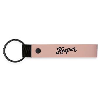 Heepen Bielefeld#heepenstyle - Matte PU Schlüsselanhänger - Rosa - Vorne