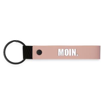 MOIN - Matte PU Schlüsselanhänger - Rosa - Vorne