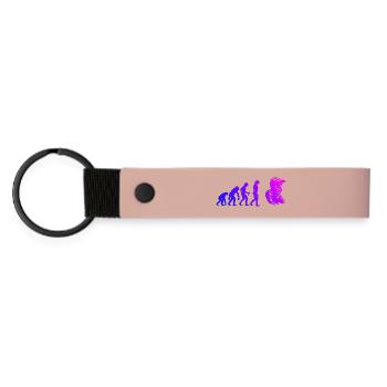 Statement for all motocross - Matte Pu Keyring - pink - Front