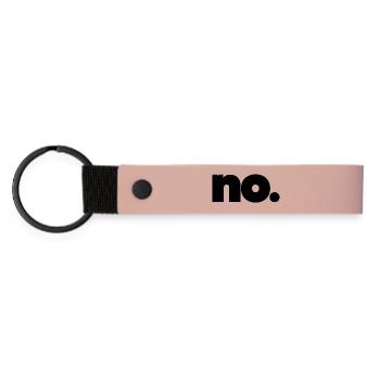 I choose - Matte Pu Keyring - pink - Front